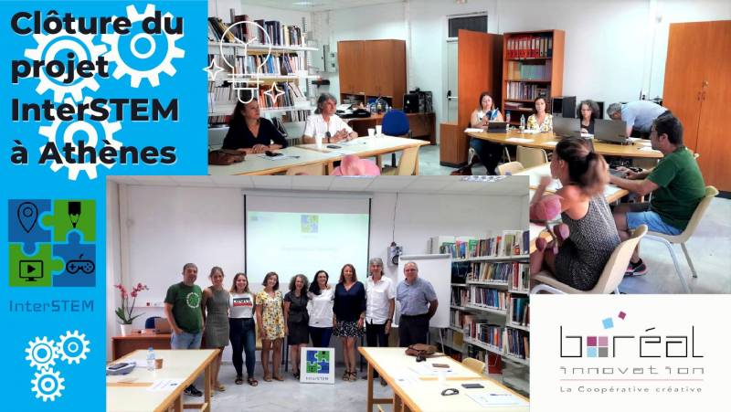 Dernière réunion du projet InterSTEM / Boréal Innovation à Athènes.